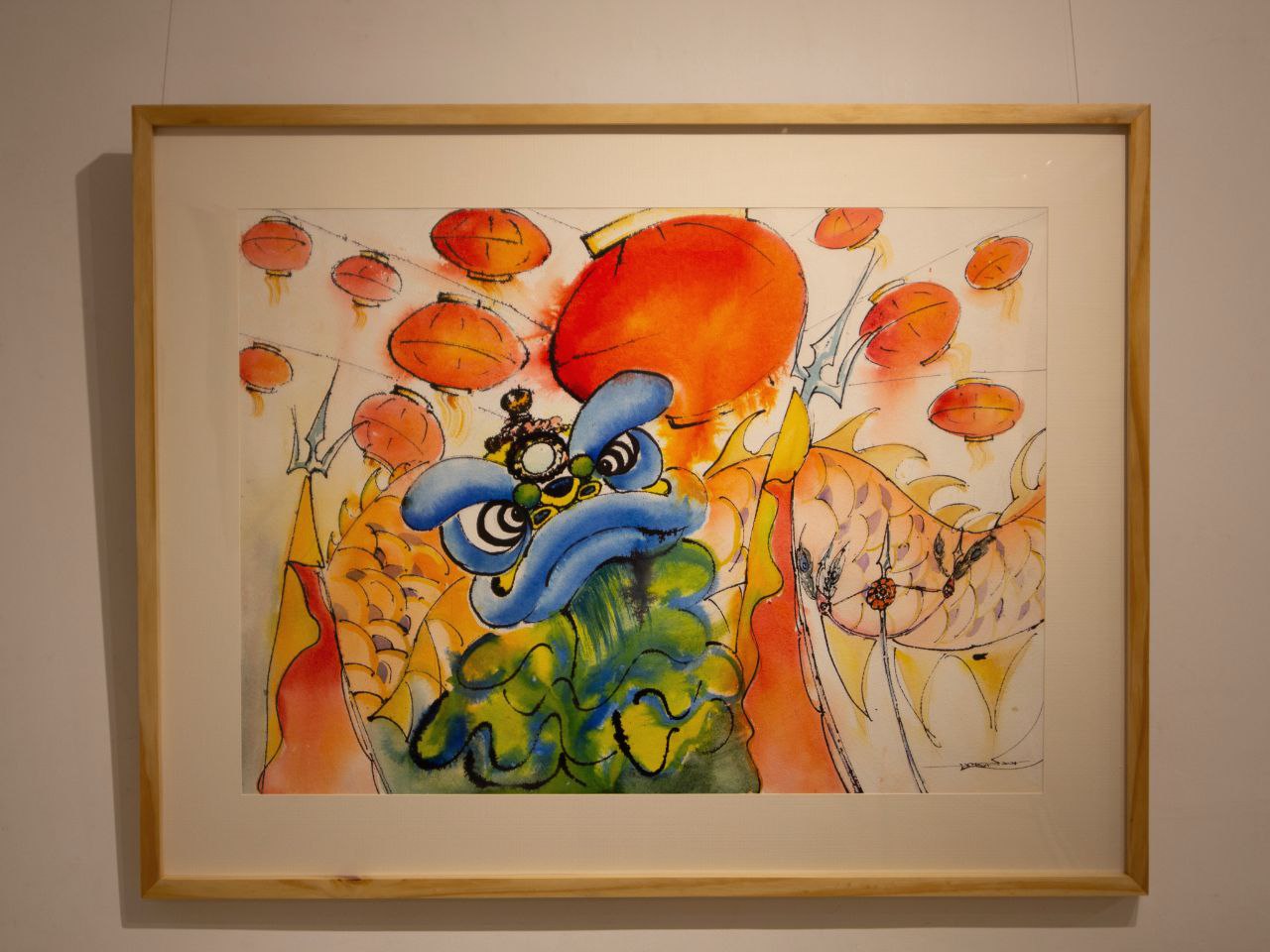 Yangon River Side Painting